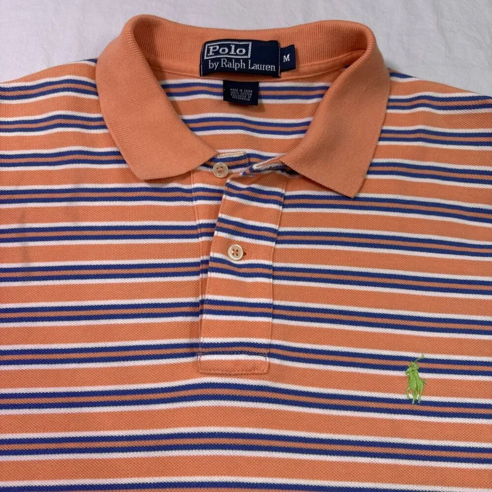 Polo Ralph Lauren Classic Fit Mesh Pony Logo Polo Shirt Large